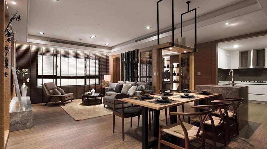 北京裝修案例139方現(xiàn)代簡約三居