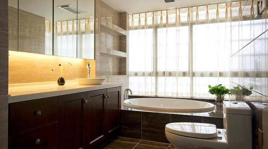 北京裝修案例200方東南亞復(fù)式