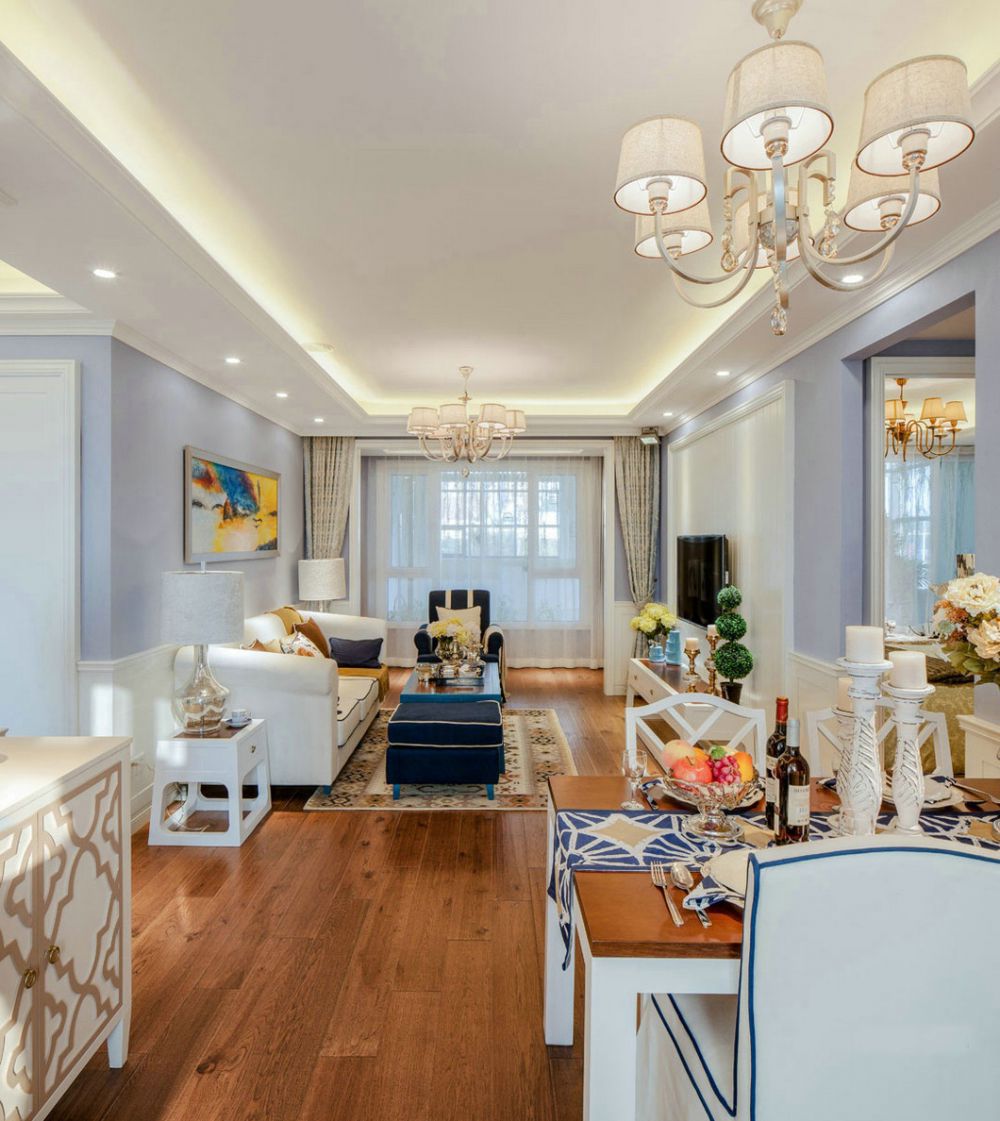 北京裝修案例上河灣小區(qū)108平米、地中海風(fēng)格