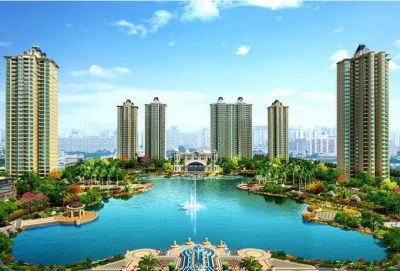 北京團裝活動恒大綠洲小區團裝正在進行中……